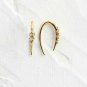 Dainty Earring Threader Gold Earring Diamond Earring 14k Solid Gold Gift For Mom
