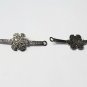 Pave Diamond Snowflakes Connector 925 Silver Diamond Jewelry Chain Findings NS1.