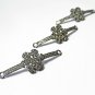 Pave Diamond Snowflakes Connector 925 Silver Diamond Jewelry Chain Findings NS1.