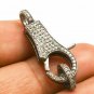 Unique Lobster Clasps Pave Diamond Lobster Clasps 925 Silver Jewelry Findings.