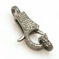 Unique Lobster Clasps Pave Diamond Lobster Clasps 925 Silver Jewelry Findings.