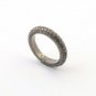 Pave Diamond Round Lock 925 Silver Lock Charm Necklace Enhancer Findings Gift.