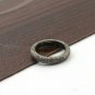 Pave Diamond Round Lock 925 Silver Lock Charm Necklace Enhancer Findings Gift.