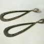 Pave Diamond Teardrop Dangle Earring 14k Gold 925 Silver Diamond Drop Earring.