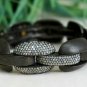 Pave Diamond Tennis Bracelet 14k Gold&925 Silver Fashion Diamond Bracelet.