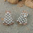 Solid 14k Gold Stud Earrings Designer Diamond Earring Wedding Anniversary Gift. Solid 14k Gold Stud Earrings Designer Diamond Earring Wedding Anniversary Gift.