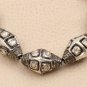 Pave Diamond Oval Beads 925 Silver Diamond Polki Beads Rondelle Beads Findings.