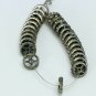 Rondelle Spacer Pave Diamond Beads 925 Silver Jewelry Findings Necklace Beads.