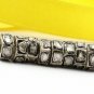 Diamond Polki Beads Rondelle 925 Silver Diamond Beads Spacers Wholesale Findings