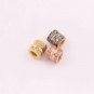 Pave Diamond 6mm Spacer Beads 925 Silver Diamond Rondelle Beads Jewelry Findings