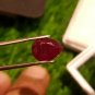 3.20 cts Mozambique Ruby Deep Blood Red UNHEATED Ruby Cut Stone 100%Natural.