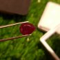 3.20 cts Mozambique Ruby Deep Blood Red UNHEATED Ruby Cut Stone 100%Natural.