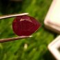 3.20 cts Mozambique Ruby Deep Blood Red UNHEATED Ruby Cut Stone 100%Natural.