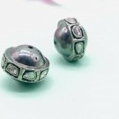 Rondelle Beads 925 Silver Polki Diamond Beads Findings Wholesale Jewelry Beads.