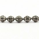 Pave Polki Beads Diamond Findings 925 Sterling Silver Beads Pave Diamond Spacers