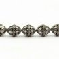Polki Beads Pave Diamond Beads 925 Silver Diamond Beads Jewelry Making Beads.