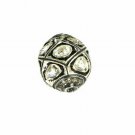 Necklace Beads 925 Silver Polki Diamond Round Jewelry Beads Wholesale Polki Bead