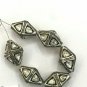 RoseCut Diamond Beads Findings 925 Silver Pave Diamond Polki Beads Supplies.