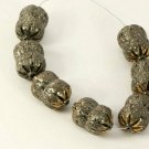 Pave Diamond Beads 925 Silver Necklace Beads Wholesale Peanut Beads Jewelry Gift