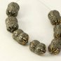 Pave Diamond Beads 925 Silver Necklace Beads Wholesale Peanut Beads Jewelry Gift
