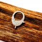 Pave Diamond Lobster Clasp 925 Sterling Silver Diamond Jewelry Findings.
