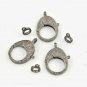 Pave Diamond Lobster Clasp 925 Sterling Silver Diamond Jewelry Findings.