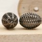 Pave Diamond Oval Net Beads 925 Silver Diamond Jewelry Beads Necklace Findings.