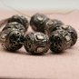 Polki Beads Pave Diamond Findings 925 Silver Filigree Designer Antique Beads.