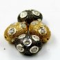 Oval Beads Polki Diamond Spacers 925 Silver Pave Diamond Wholesale Jewelry Beads