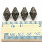 Pave Diamond Tumble Beads 925 Silver Diamond Jewelry Beads Necklace Connector.