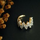 Diamond Clicker Hoop Nose Ring 14k Solid Gold Diamond Huggie Earring Gift 1 pc Diamond Clicker Hoop Nose Ring 14k Solid Gold Diamond Huggie Earring Gift 1 pc