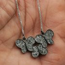 Butterfly Pendant Pave Diamond 925 Silver Fashion Dainty Diamond Pendant Gift. Butterfly Pendant Pave Diamond 925 Silver Fashion Dainty Diamond Pendant Gift.