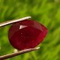 Mozambique Ruby 5.48cts Pigeon Blood Red Rare size Natural Ruby CERTIFIED.