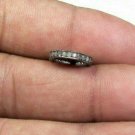 Pave Diamond 12mm Spacer Beads 925 Silver Connector Link Spacer Beads Findings.