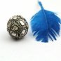 Polki Ball Beads 925 Silver Diamond Jewelry Rondelle Spacers Jewelry Making Bead
