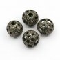 Pave Diamond Round Filigree Beads 925 Silver Diamond Spacer Beads Jewelry Beads.