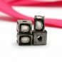 Pave Diamond Polki Box Beads Spacers Design 925 Silver Diamond Spacers Beads.