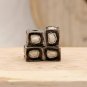 Pave Diamond Polki Box Beads Spacers Design 925 Silver Diamond Spacers Beads.