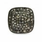 Pave Diamond Flat Beads 925 Silver Diamond Beads For Necklace Making Findings.
