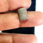 Pave Diamond Cushion Beads 925 Silver Diamond Beads Jewelry Findings Connector.