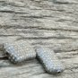 Pave Diamond Cushion Beads 925 Silver Diamond Beads Jewelry Findings Connector.