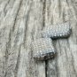 Pave Diamond Cushion Beads 925 Silver Diamond Beads Jewelry Findings Connector.