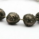 Pave Diamond Heart Shape Beads 925 Silver Diamond Necklace Spacer Beads Findings