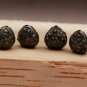 Pave Diamond Heart Shape Beads 925 Silver Diamond Necklace Spacer Beads Findings