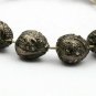 Pave Diamond Heart Shape Beads 925 Silver Diamond Necklace Spacer Beads Findings