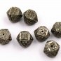 Octagon Shape Spacers Beads Pave Diamond 925 Silver Handmade Wholesale Beads.