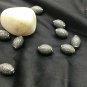 Pave Diamond Tumble Beads 925 Silver Diamond Beads Findings Oval Diamond Beads.