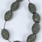Pave Diamond Tumble Beads 925 Silver Diamond Beads Findings Oval Diamond Beads.