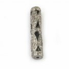 Pave Diamond Drum Filigree Beads 925 Silver Diamond Handmade Bead Jewelry Making
