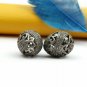 Pave Diamond Filigree Beads 925 Silver Diamond Beads Findings Necklace Making.